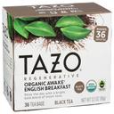 TAZO Organic AWAKE English Breakfast Tea Bags, 36 Count -- 4 per case