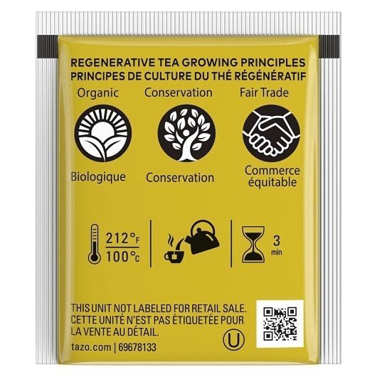 Tazo Organic Green Ginger Tea Bag, 16 Count -- 6 Per Case