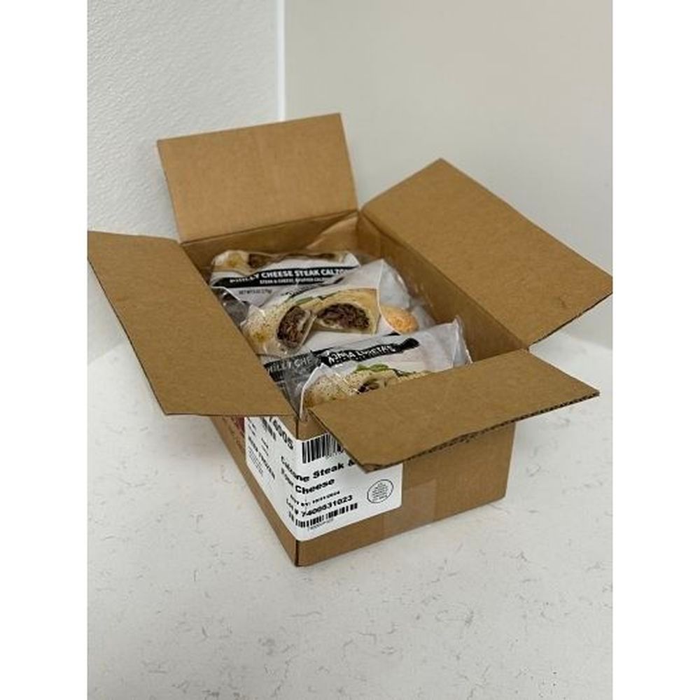 Nonna Loreta's Philly Steak And Cheese Calzone, 6 Ounce -- 12 Per Case