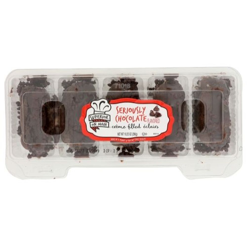 Superior On Main Seriously Chocolate Mini Eclair, 10.25 Ounce -- 12 per case