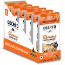Oberto Fully Cooked Seasoned Buffalo Chicken Skewers, 4 Ounce -- 30 per case.