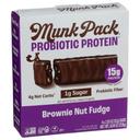 Munk Pack Brownie Nut Fudge Probiotic Protein Bar, 8.04 Ounce -- 6 per case