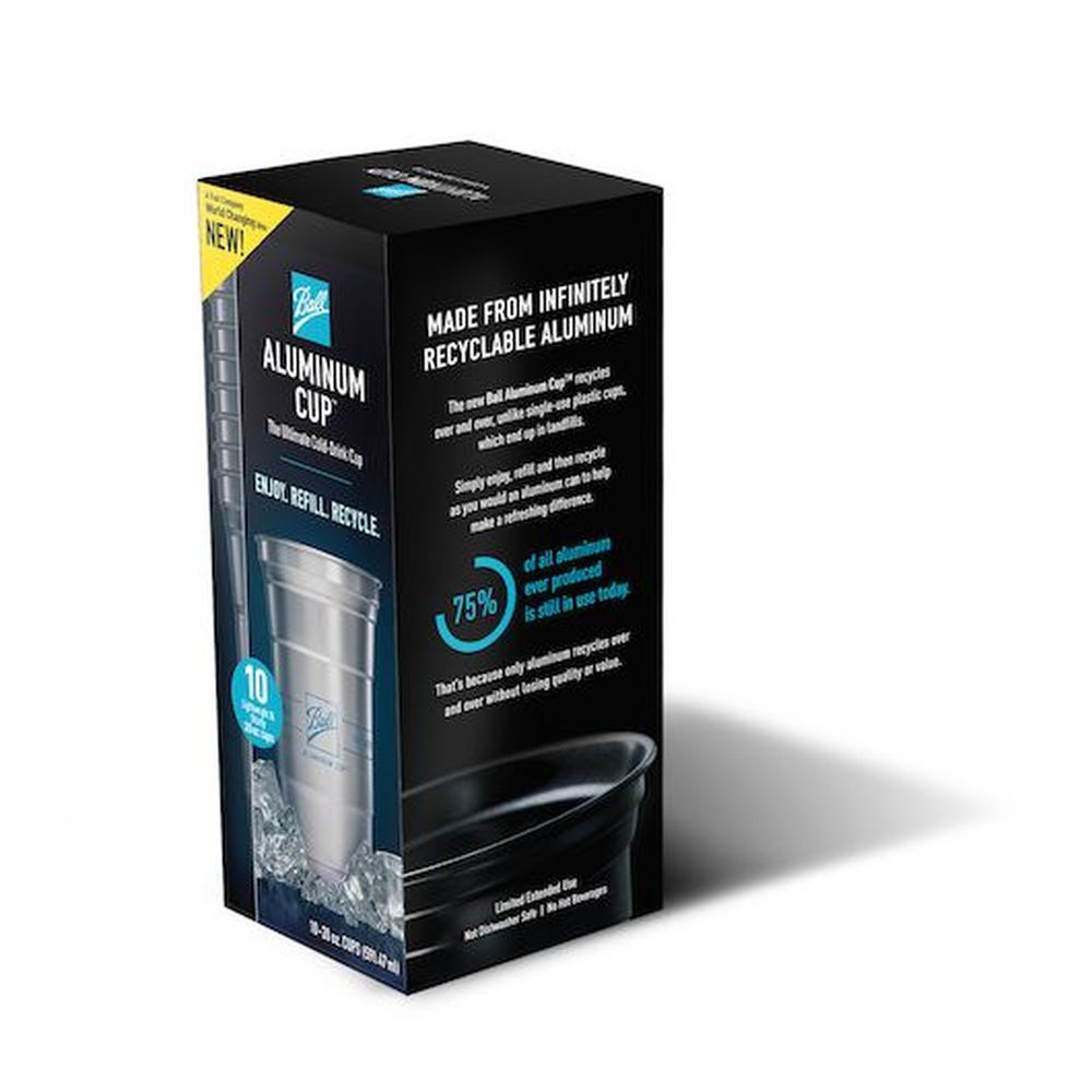 Ball Aluminum Cup, 20 Ounce -- 10 Per Case