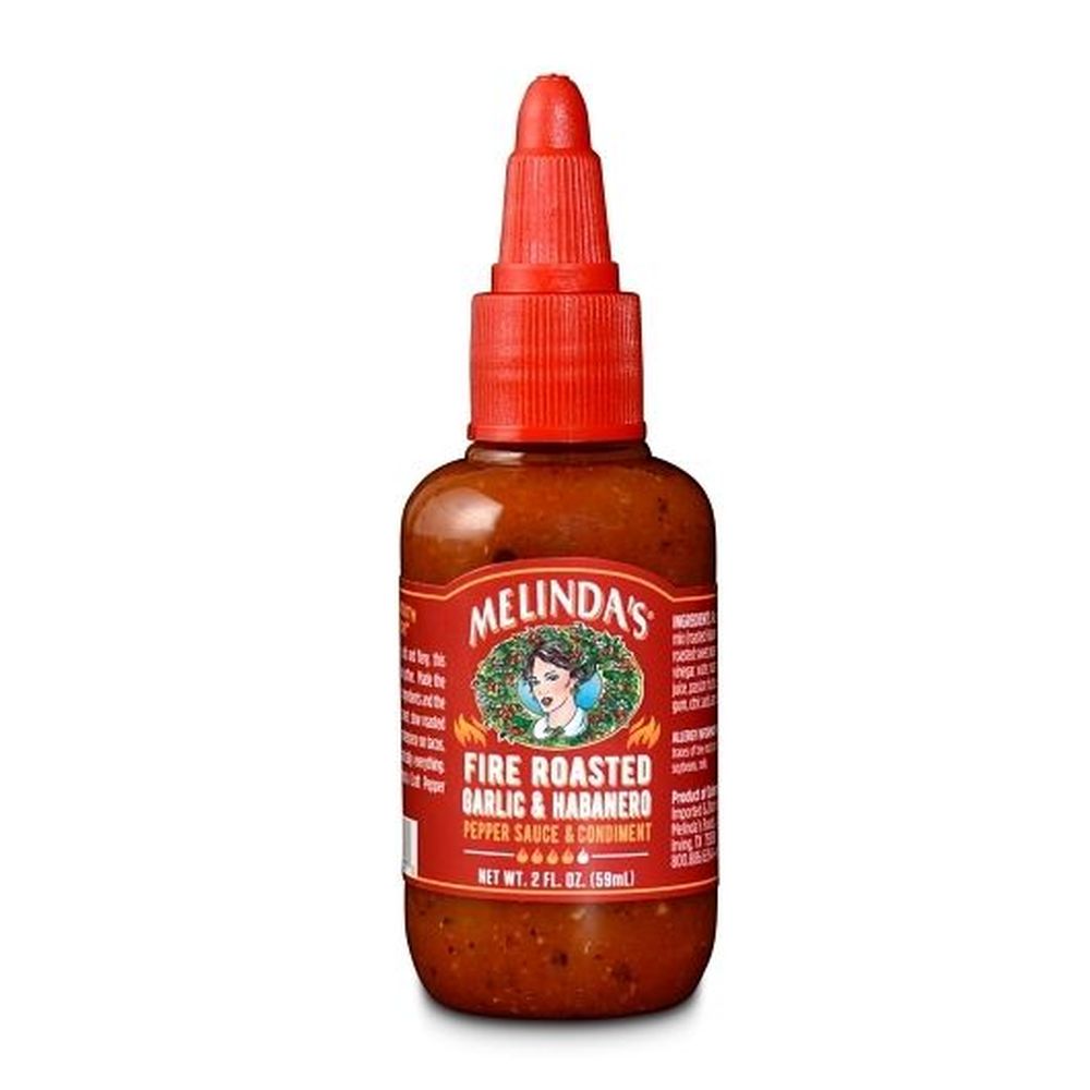 Melindas Fire Roasted Habanero and Garlic Pepper Sauce, 2 Ounce - 40 per case