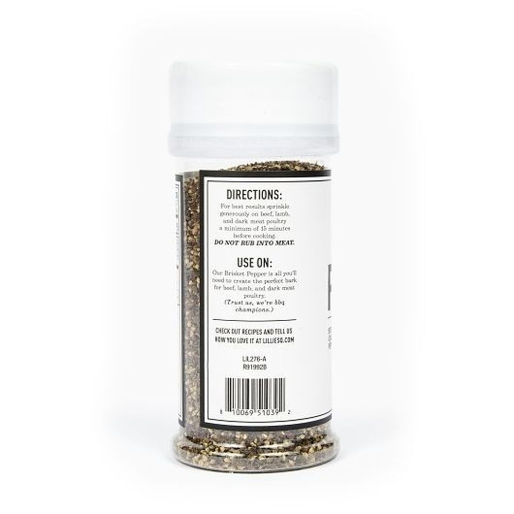 Lillies Q Brisket Pepper, 3.6 Ounce -- 6 per case