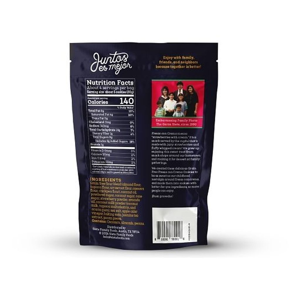 Siete Fresas Con Crema Cookies, 4.5 Ounce -- 10 per case