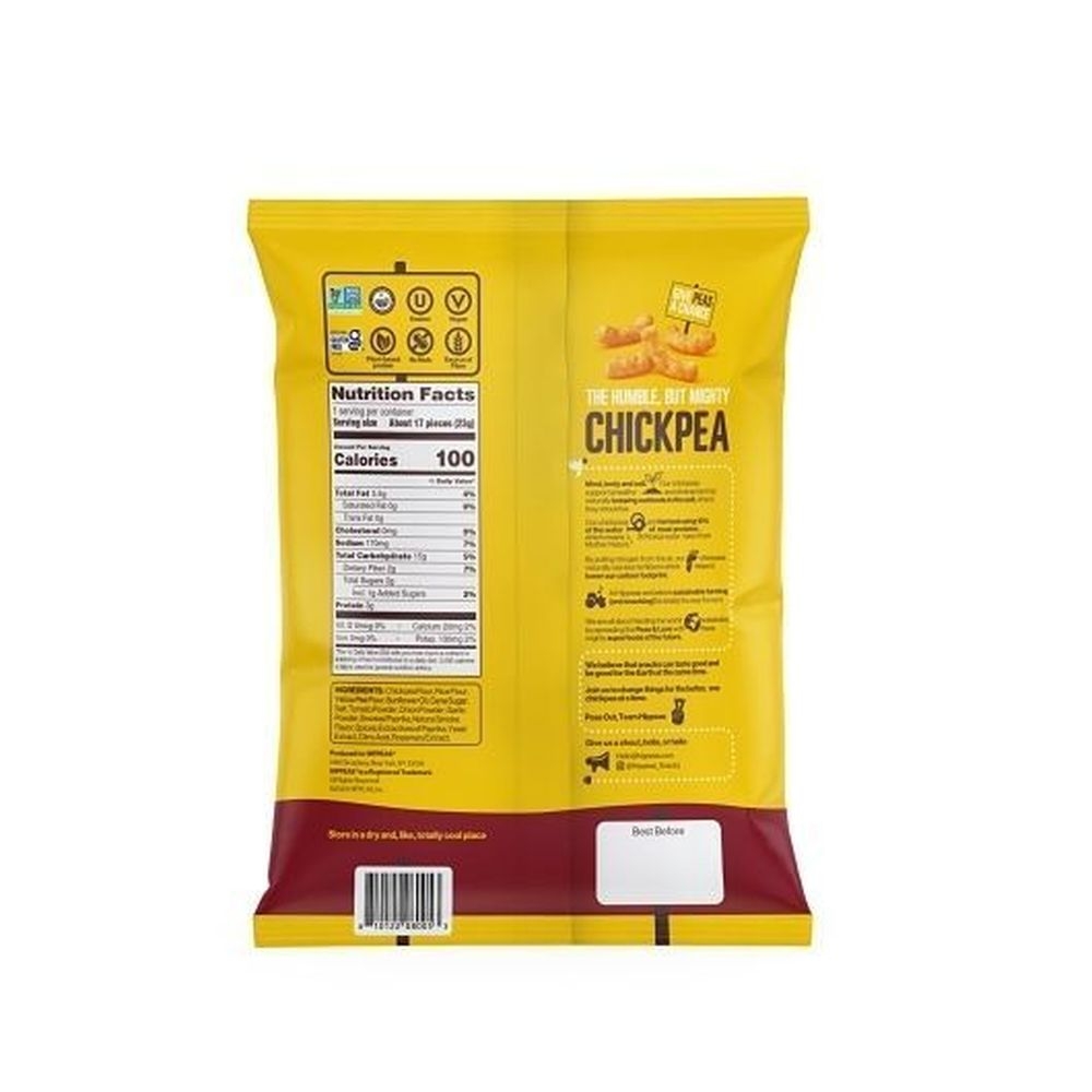 Hippeas Non Gmo Bohemian Bbq Chickpea Puffs, 0.8 Ounce -- 24 per case