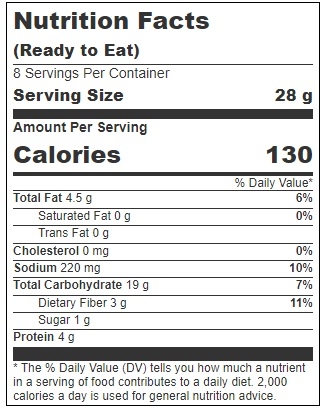 Hippeas Non-Gmo Vegan White Cheddar Chickpea Puffs, 8 Ounce -- 6 per case