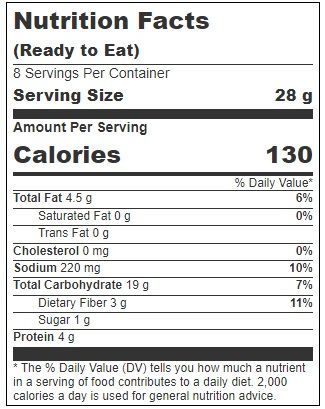 Hippeas Non-gmo Vegan White Cheddar Chickpea Puffs, 8 Ounce -- 6 Per Case