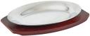 Winco Wooden Underliner for 10 inch Aluminum Sizzle Platter -- 12 per case