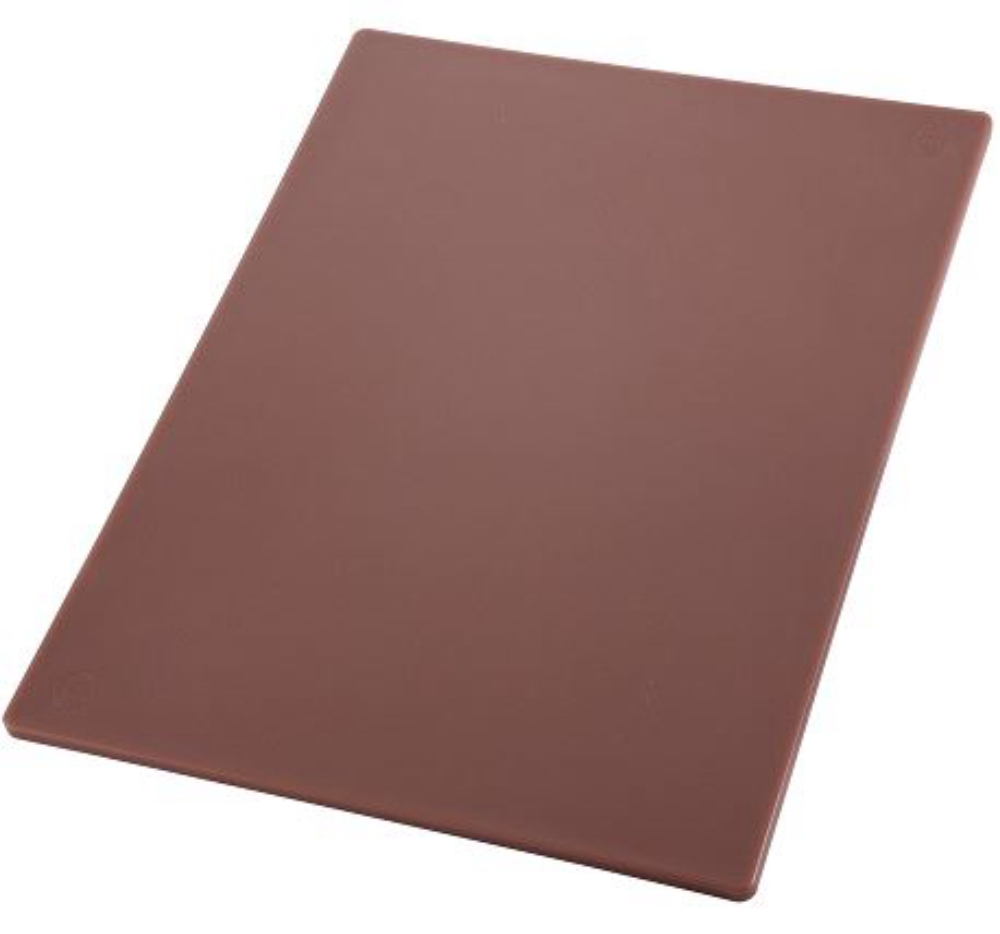 Winco Brown Cutting Board, 18 x 24 x 0.5 inch -- 6 per case