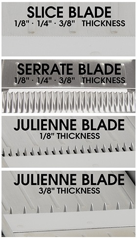 Winco Mandoline Slicer Set -- 8 set per case