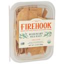 Firehook Organic Rosemary Sea Salt Crackers, 5.5 Ounce -- 8 per case