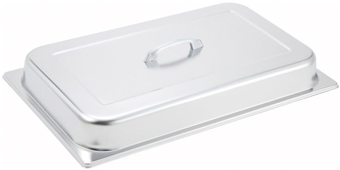 Winco Stainless Steel Full Size Polished Dome Cover With Handle Only -- 12 Per Case