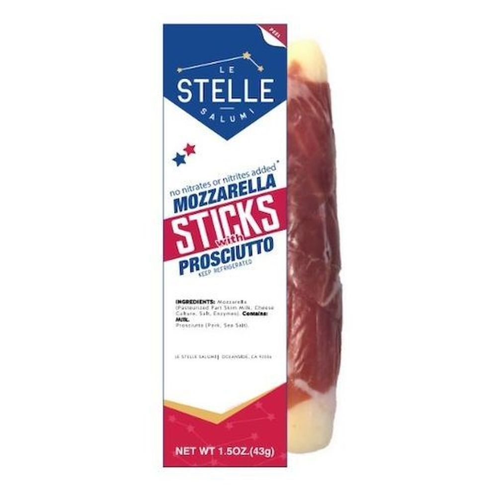 Le Stelle Mozzarella Sticks With Prosciutto, 1.5 Ounce -- 24 Per Case