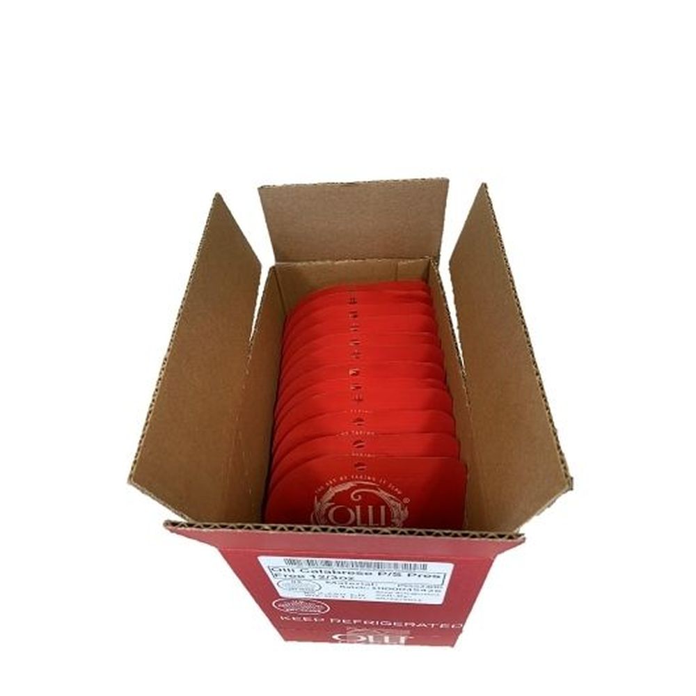 Olli Calabrese Preservative Pre Sliced Salami, 12 count -- 12 per case