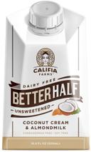 Califia Farms Unsweetened Better Half Coconut Cream and Almond Milk Creamer, 16.9 Fluid Ounce -- 6 per case