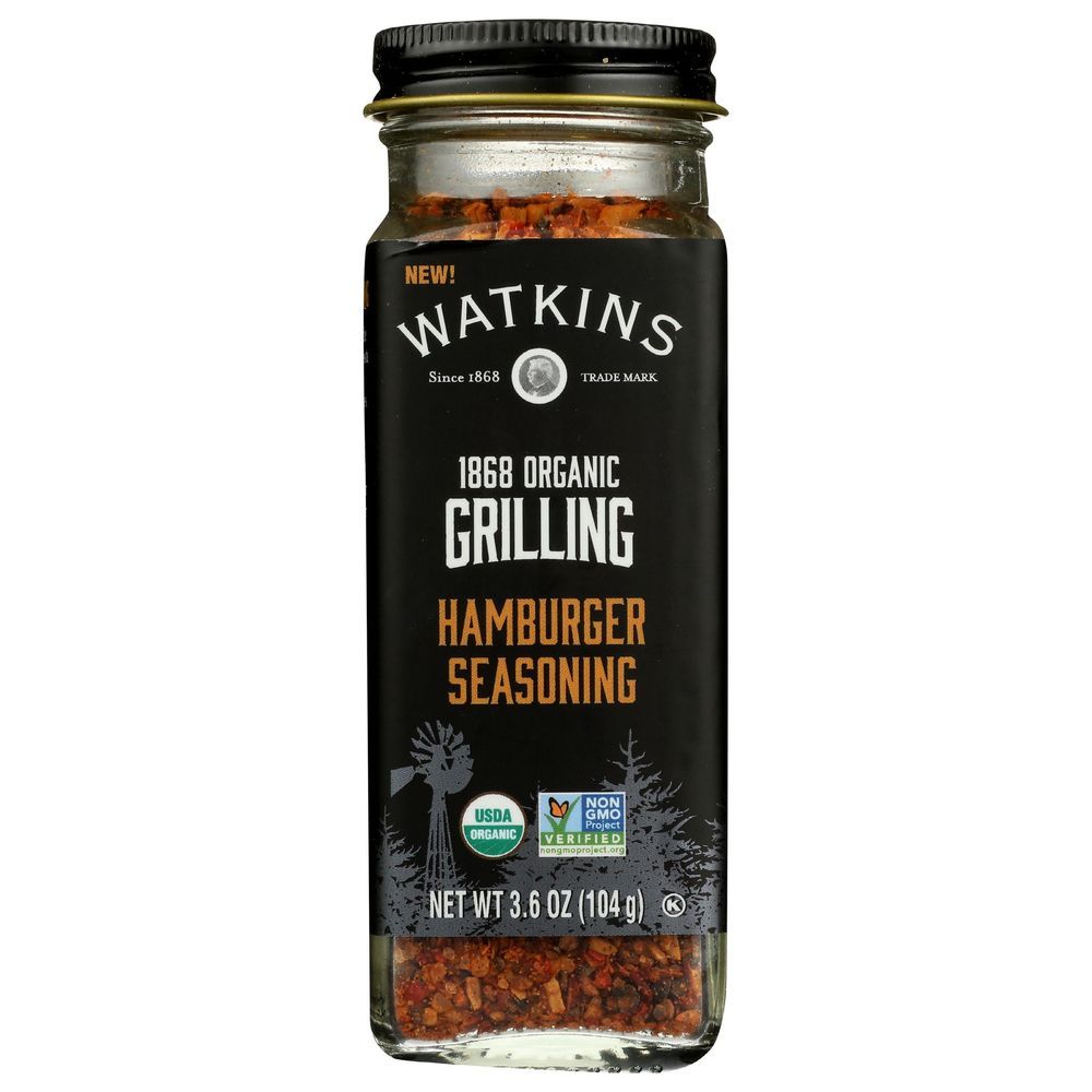 Watkins Organic Grilling Hamburger Seasoning, 3.6 Ounce -- 3 Per Case