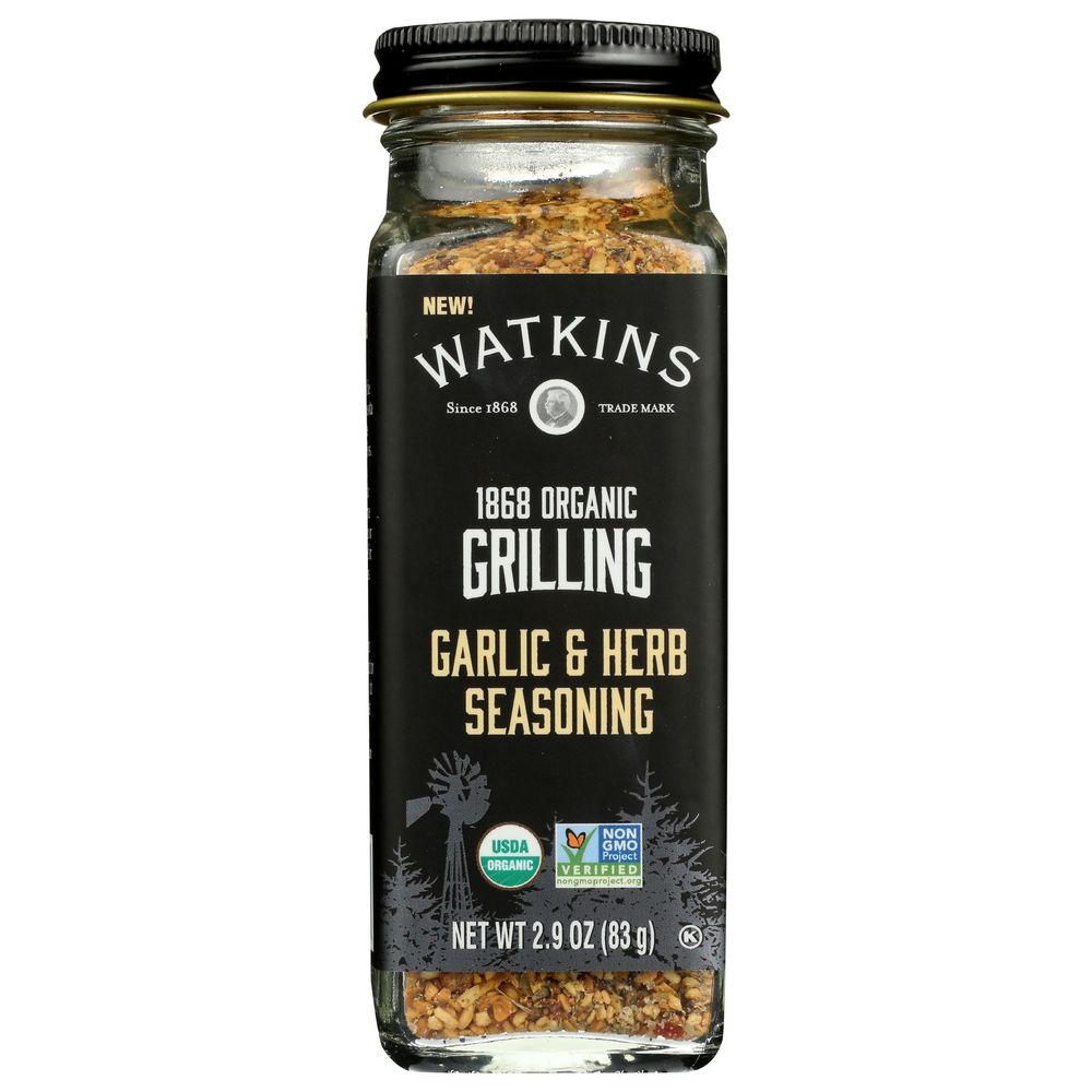 Watkins Organic Garlic and Herb Seasoning, 2.9 Ounce -- 3 per case