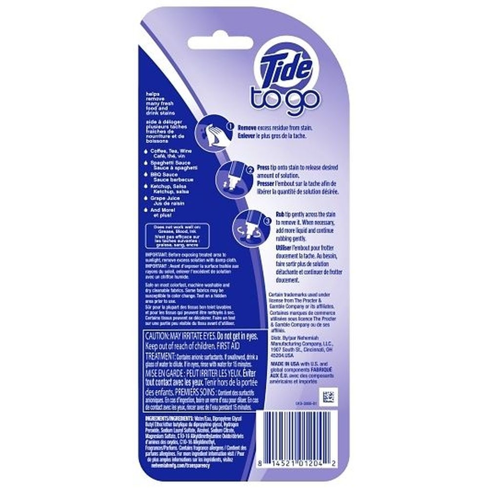 Tide To Go Instant Stain Remover Pen, 1.01 Fluid Ounce -- 6 per case