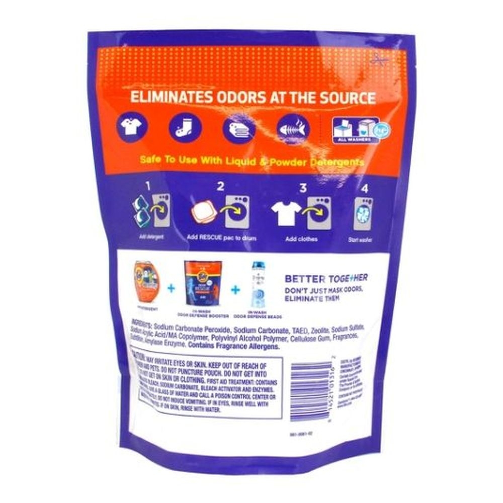 Tide Odor Rescue Laundry Detergent Capsules, 18 count - 4 per case