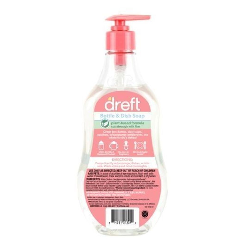 Dreft Bottle and Dish Soap, 18 Fluid Ounce -- 4 per case