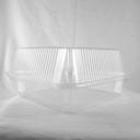 World Centric Ingeo Compostable Hinged Clamshell, 6.75 x 6.75 x 3 inch -- 500 per case.