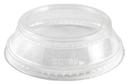 World Centric Ingeo 9 Quart and 24 Ounce Cup Clear Lid with Souffle Holder -- 1000 per case.