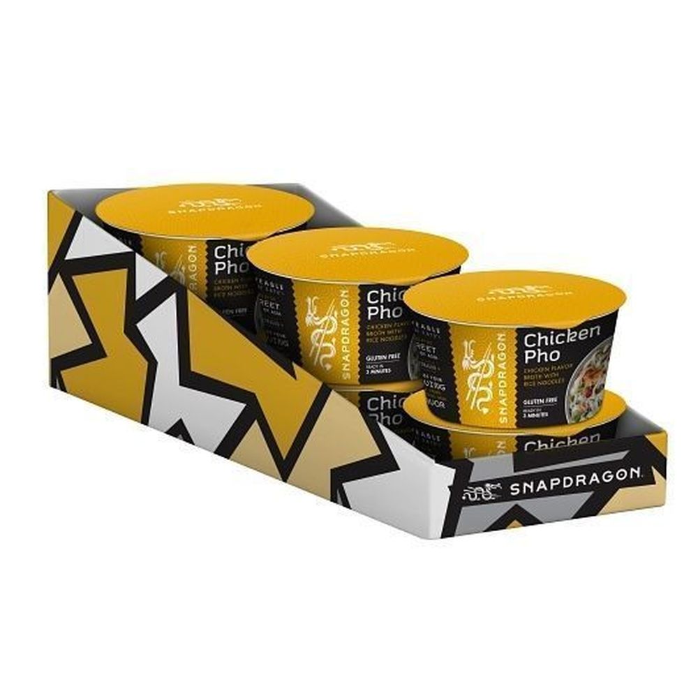 Snapdragon Chicken Pho Rice Noodle Soup Bowl, 2.1 Ounce -- 36 per case