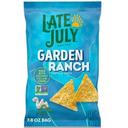 Late July Organic Clasico Garden Ranch Tortilla Chips, 7.8 Ounce -- 12 per case