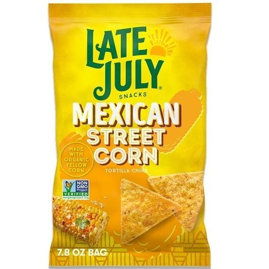 Late July Clasico Mexican Street Corn Tortilla Chips, 7.8 Ounce -- 12 per case
