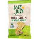 Late July Organic Multi Grain Sea Salt and Lime Tortilla Chips, 7.5 Ounce -- 12 per case