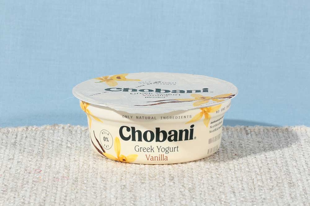 Chobani Vanilla Greek Yogurt, 4 Ounce -- 12 per case