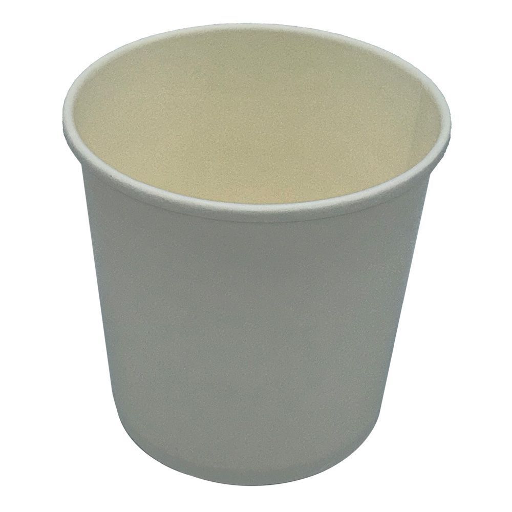 Empress White Paper Food / Soup Container, 16 Ounce Capacity -- 500 per case.
