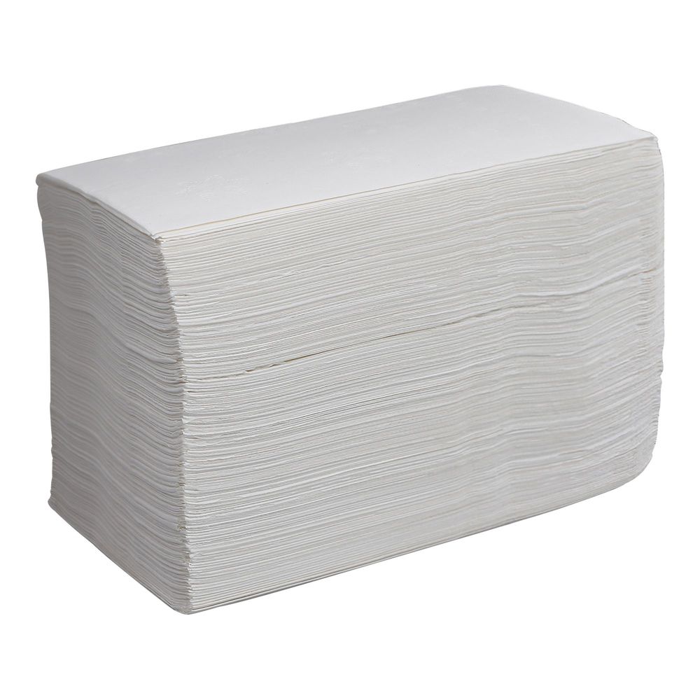 Nova White 1/8 Fold 2 Ply Dinner Napkin, 14.2 x 16.5 inch -- 20 packs per case