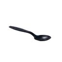 Empress Extra Heavy Weight Polystyrene Black Teaspoon -- 1000 per case.