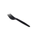 Empress Heavy Weight Polystyrene Black Fork -- 1000 per case.
