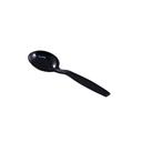 Empress Heavy Weight Polystyrene Black Soupspoon -- 1000 per case.
