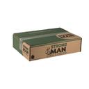 Strongman 28 micron Black LLD Repro Liner Perforated Roll, 40 x 46 inch -- 1000 per case.