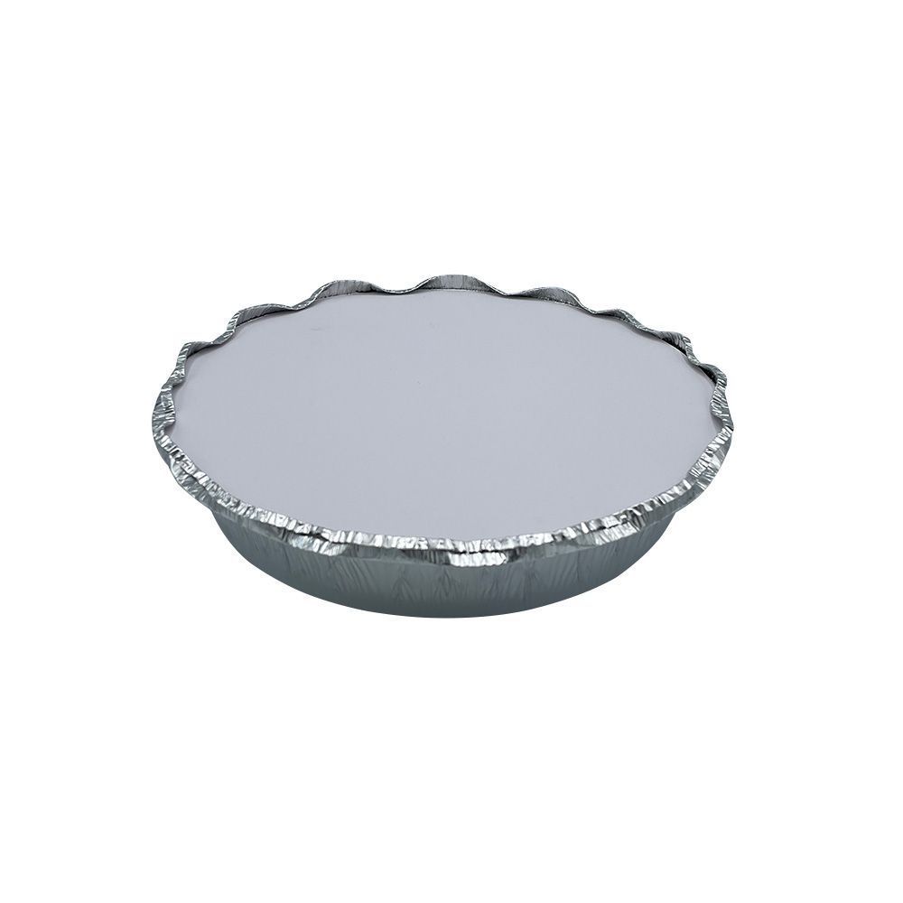 Empress Foil Laminated Board Lid for 9 inch Round Container, 8.94 x 8.94 inch -- 500 per case.