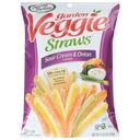 Sensible Portions Sour Cream and Onion Garden Vegetable Straws, 4.25 Ounce -- 12 per case