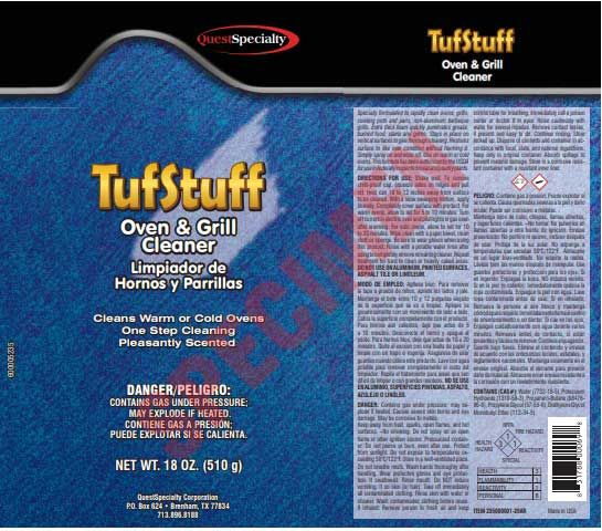 Tufstuff Oven And Grill Cleaner, 18 Ounce -- 12 Per Case