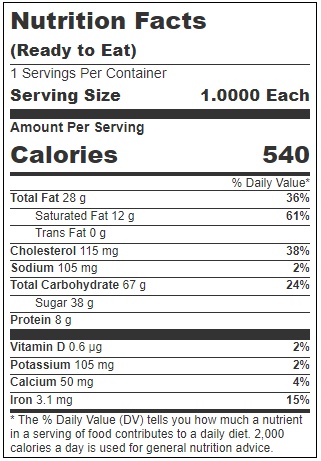 Sweet Sams Individually Wrapped Chocolate Chunk Muffin -- 12 per case
