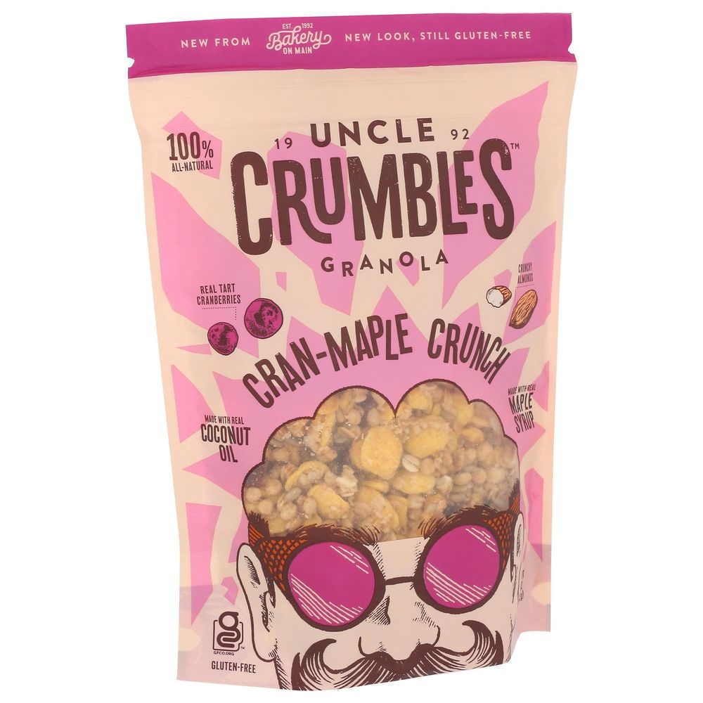 Uncle Crumbles Gluten Free Cran-Maple Crunch Granola, 11 Ounce -- 6 per case