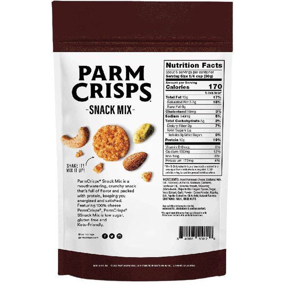 Parm Crisps Smoky Barbecue Snack Mix, 6 Ounce -- 12 per case