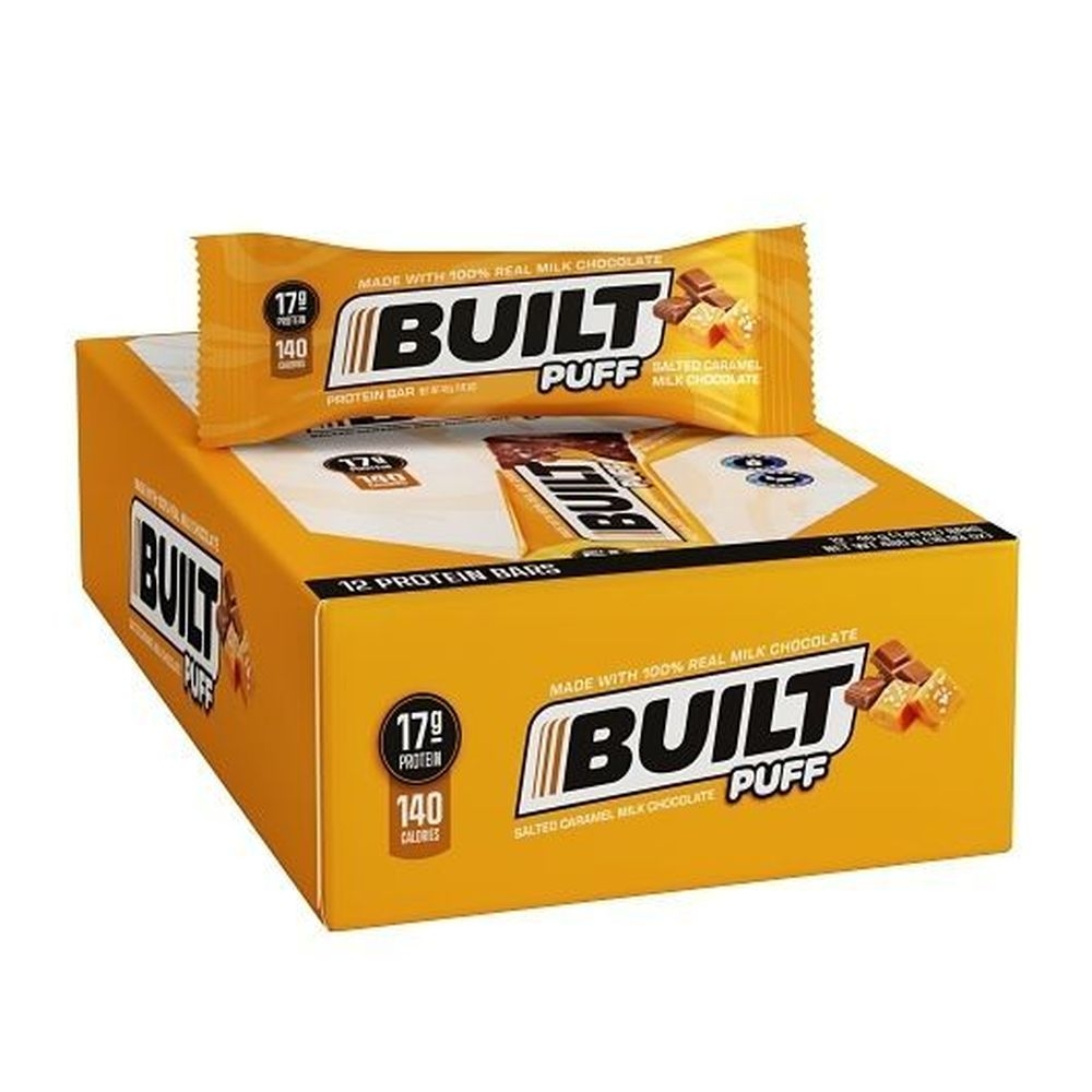 Built Salted Caramel Milk Chocolate Puff, 1.41 Ounce -- 144 per case