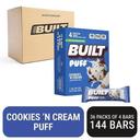 Built Cookies N Cream Puff Protein Bar, 4 count - 6 per case
