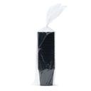 Delicube Plastic Rectangle Deli Black Container, 32 Ounce -- 200 per case