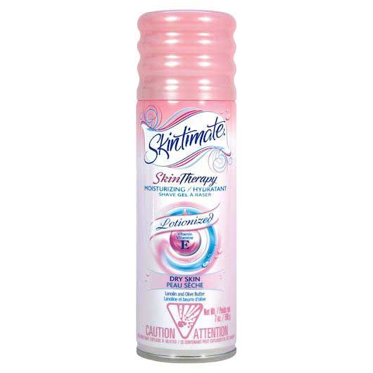 Skintimate Skin Therapy Dry Skin Moisturizing Shave Gel, 7 Ounce -- 6 Per Case