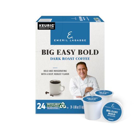 Emeril's Big Easy Bold Dark Roast Coffee K-cup, 24 Count -- 4 Per Case